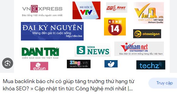 Dịch vụ Backlink Báo chất lượng [ Lên Top Bền Vững ]