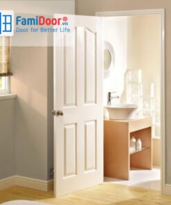 Cửa gỗ công nghiệp HDF 4A-C1 Canh2 ở Showroom Famidoor 0824.400.400