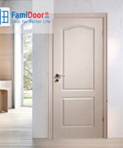 Cửa gỗ công nghiệp HDF 004 ở Showroom Famidoor 0886.500.500