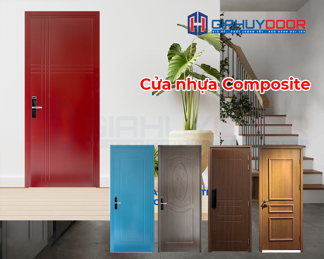 Cửa nhựa vân gỗ giá rẻ Composite