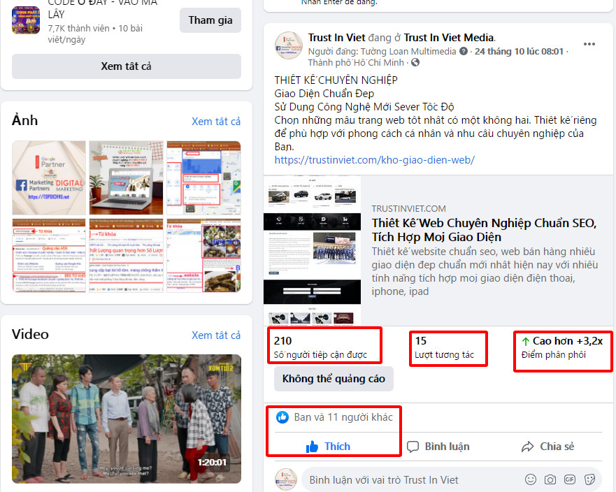 Thiết kế Fanpage bán hàng