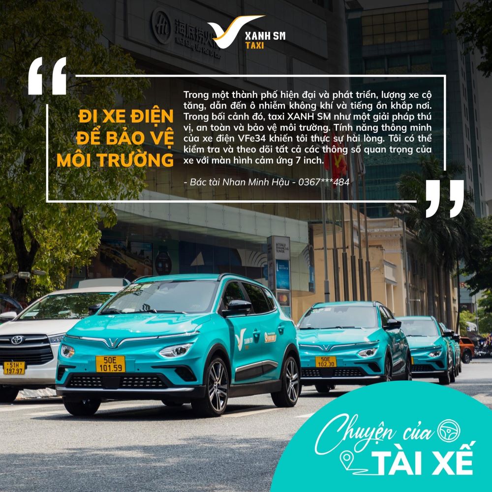 đăng ký gì để lái taxi điện xanh SM