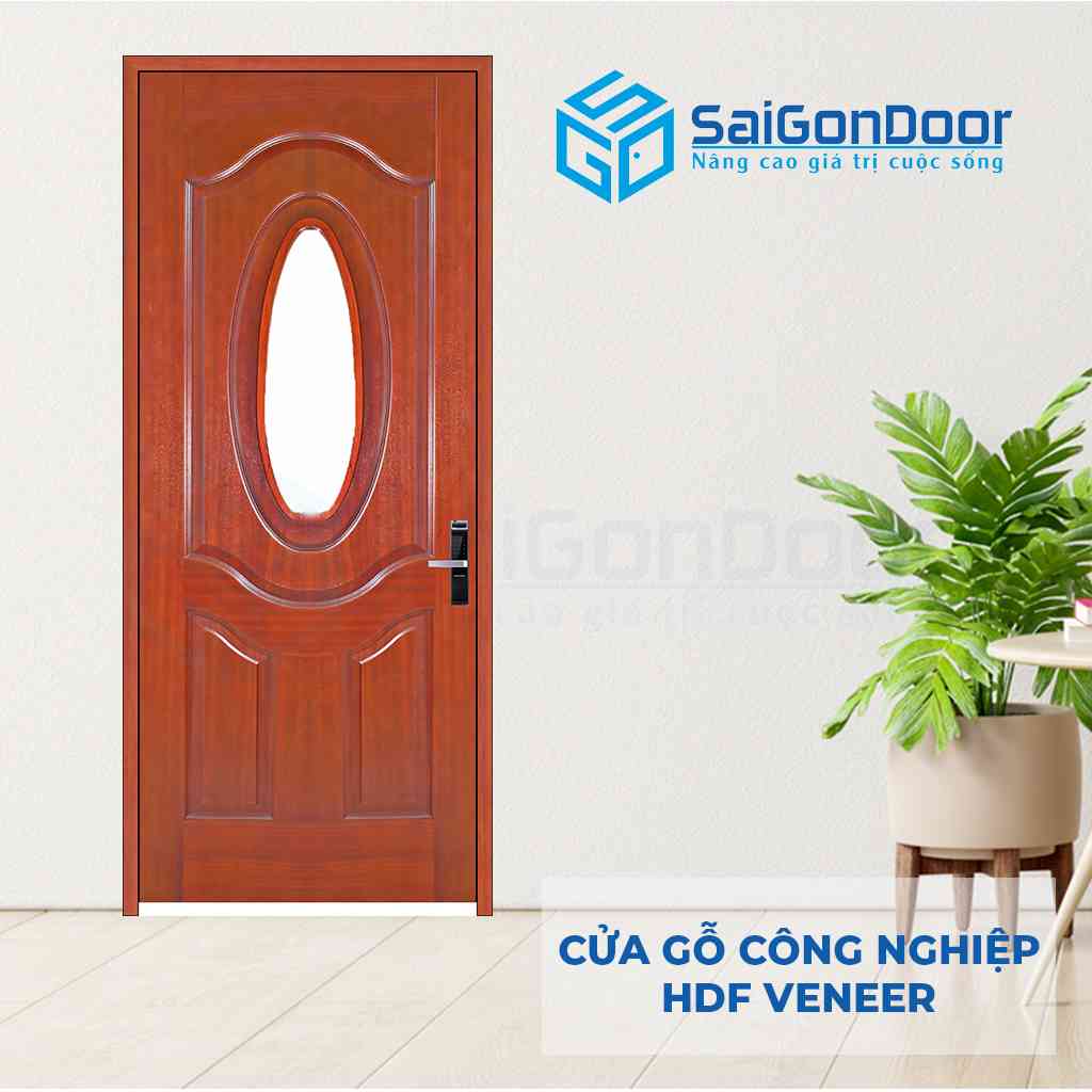 Mẫu cửa gỗ HDF Veneer 3GO-căm xe