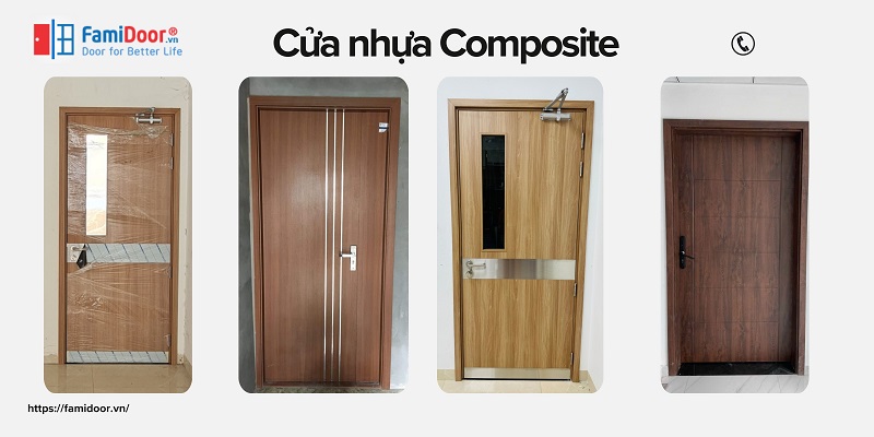Cửa nhựa Composite làm từ nhựa gỗ WPC