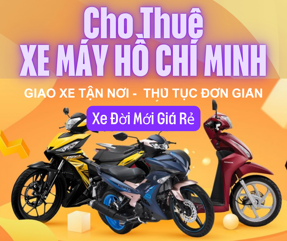 Cho thuê xe máy hồ chí minh