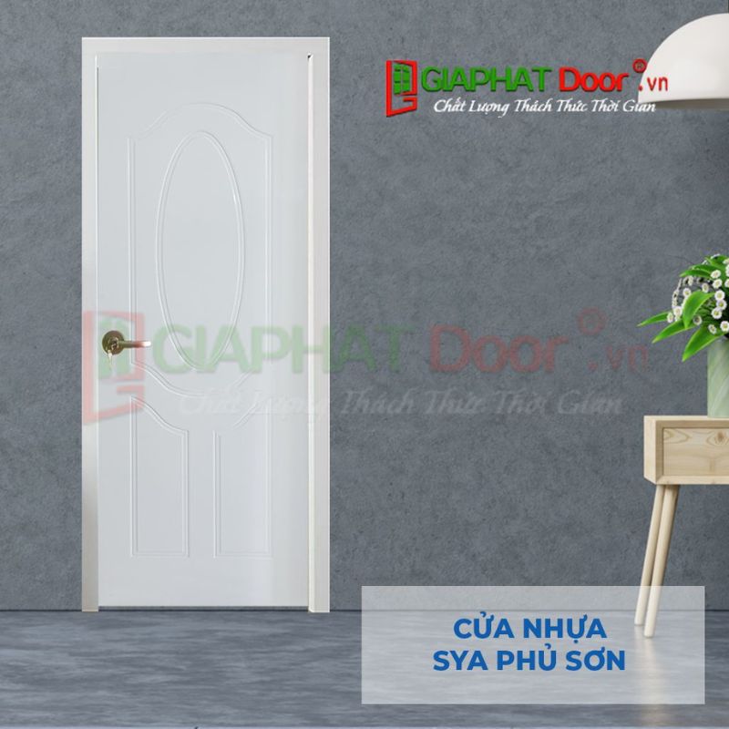 Cửa nhựa composite màu trắng được yêu thích 