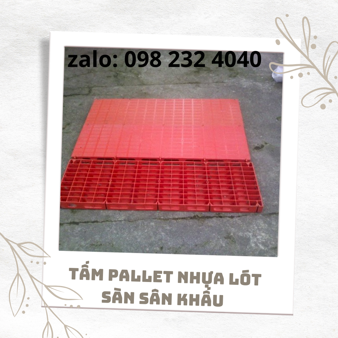 Pallet nhựa không chân