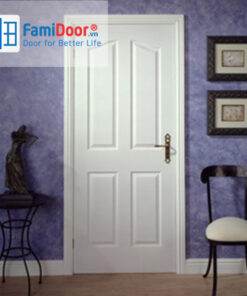 Cửa gỗ công nghiệp HDF 4A-C1 Canh1 ở Showroom Famidoor 0818.400.400