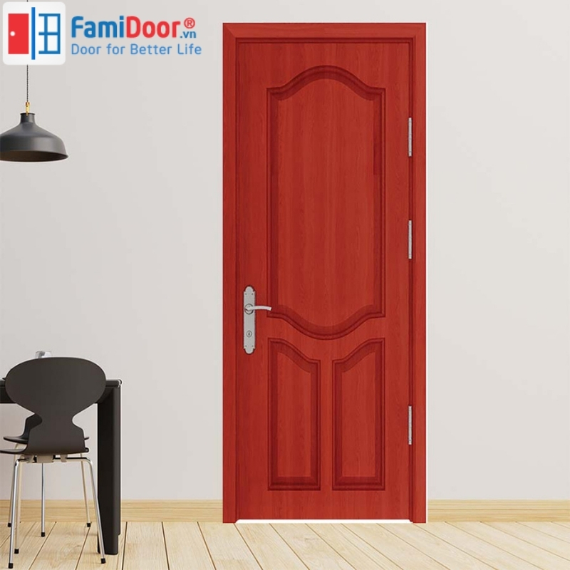 Cửa HDF phủ Veneer cao cấp, sang trọng 
