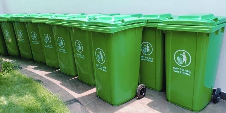 Thùng rác nhựa HDPE 240L