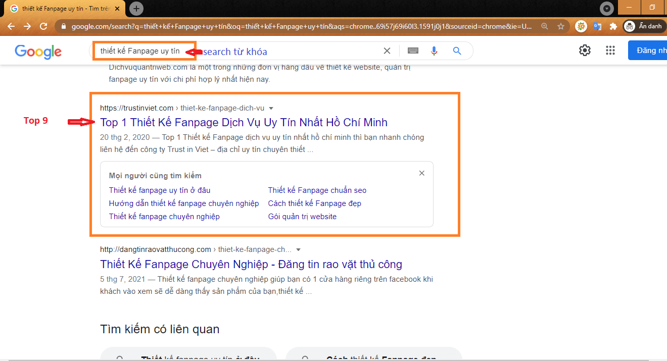 Top 1 thiết kế Fanpage dịch vụ uy tín nhất hồ chí minh