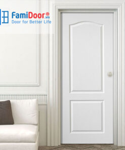 Cửa gỗ công nghiệp HDF 2A-C1 ở Showroom Famidoor 0818.400.400