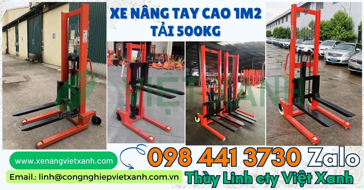 Xe nâng tay cao 500kg