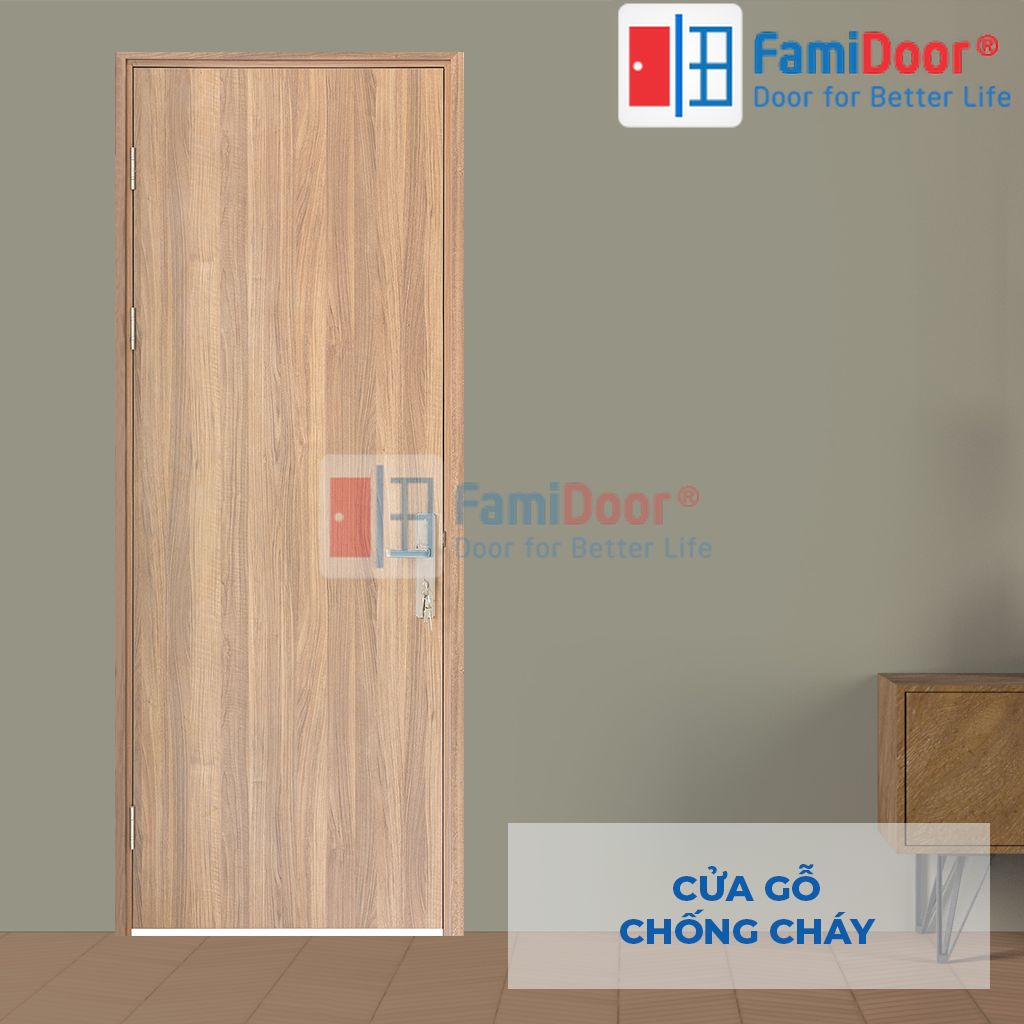 Cửa gỗ chống cháy MDF Melamine P1