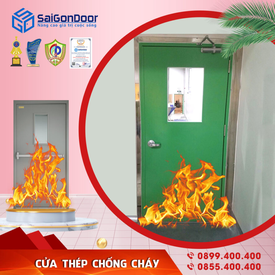 Cửa Thép Chống Cháy TCC chất lượng hàng đầu