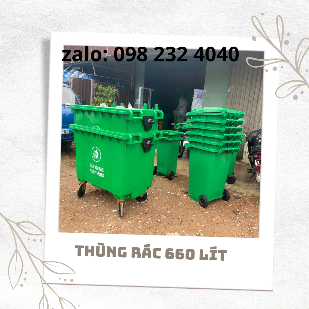 Thùng Rác 660 Lít