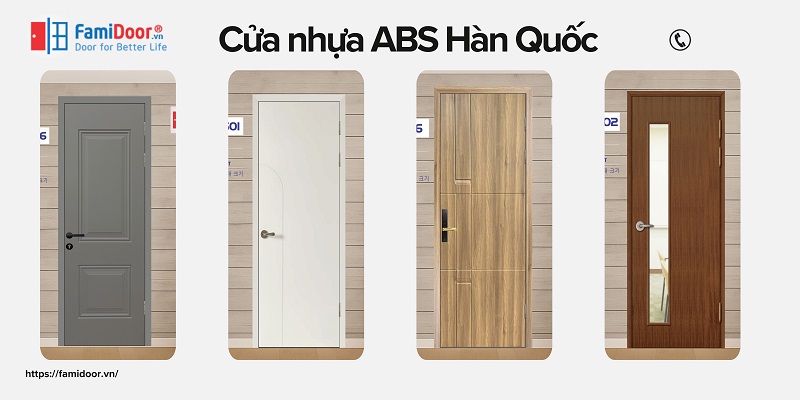 Cửa nhựa ABS tại Famidoor có nhiều mẫu mã đẹp, hiện đại Cửa nhựa ABS tại Famidoor có nhiều mẫu mã đẹp, hiện đại